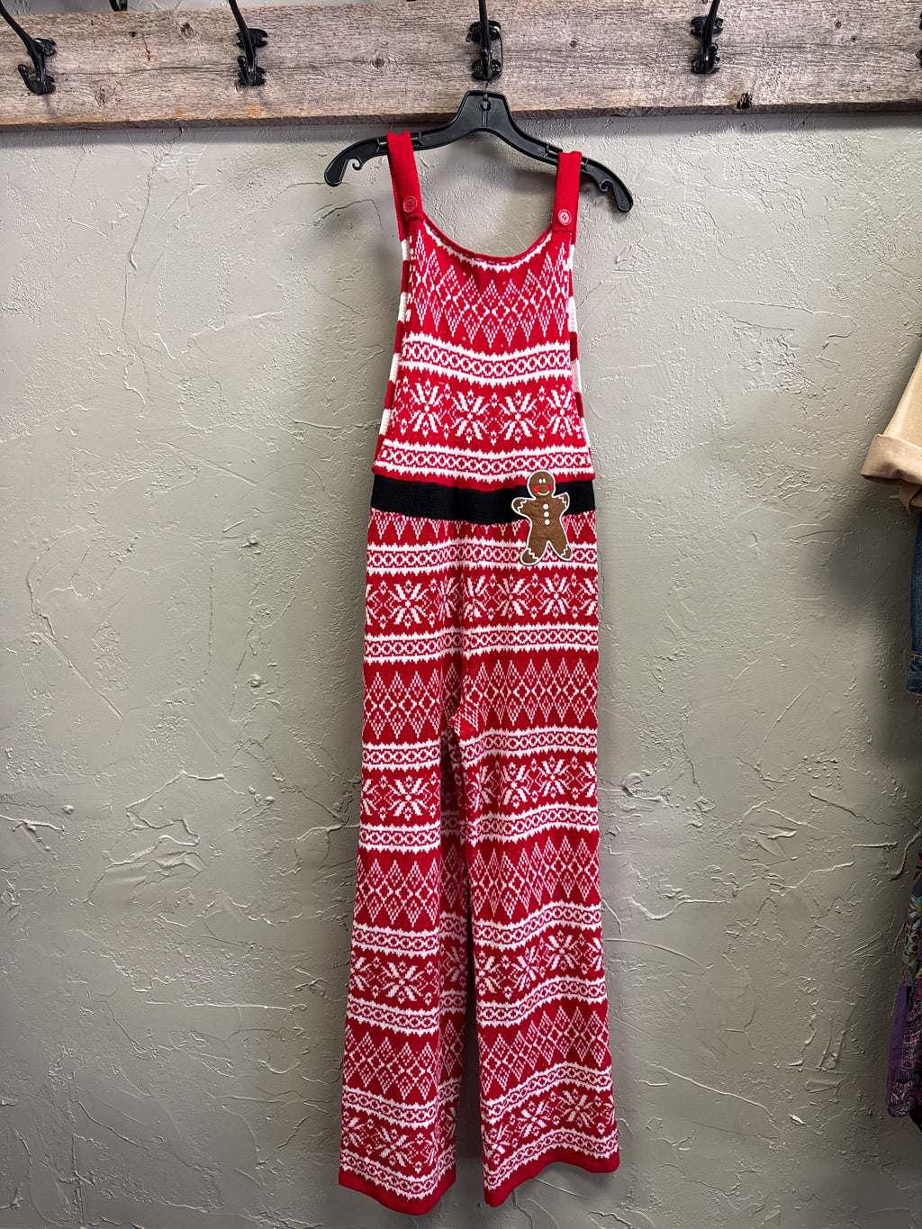 Fair Isle Holiday Overalls