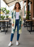 Umgee Ribbed Open-Front Cardi