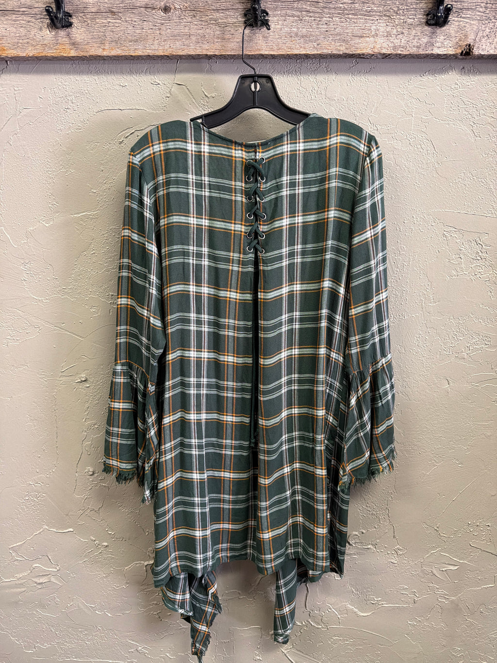 NWOT Indigo Thread Cascading Duster