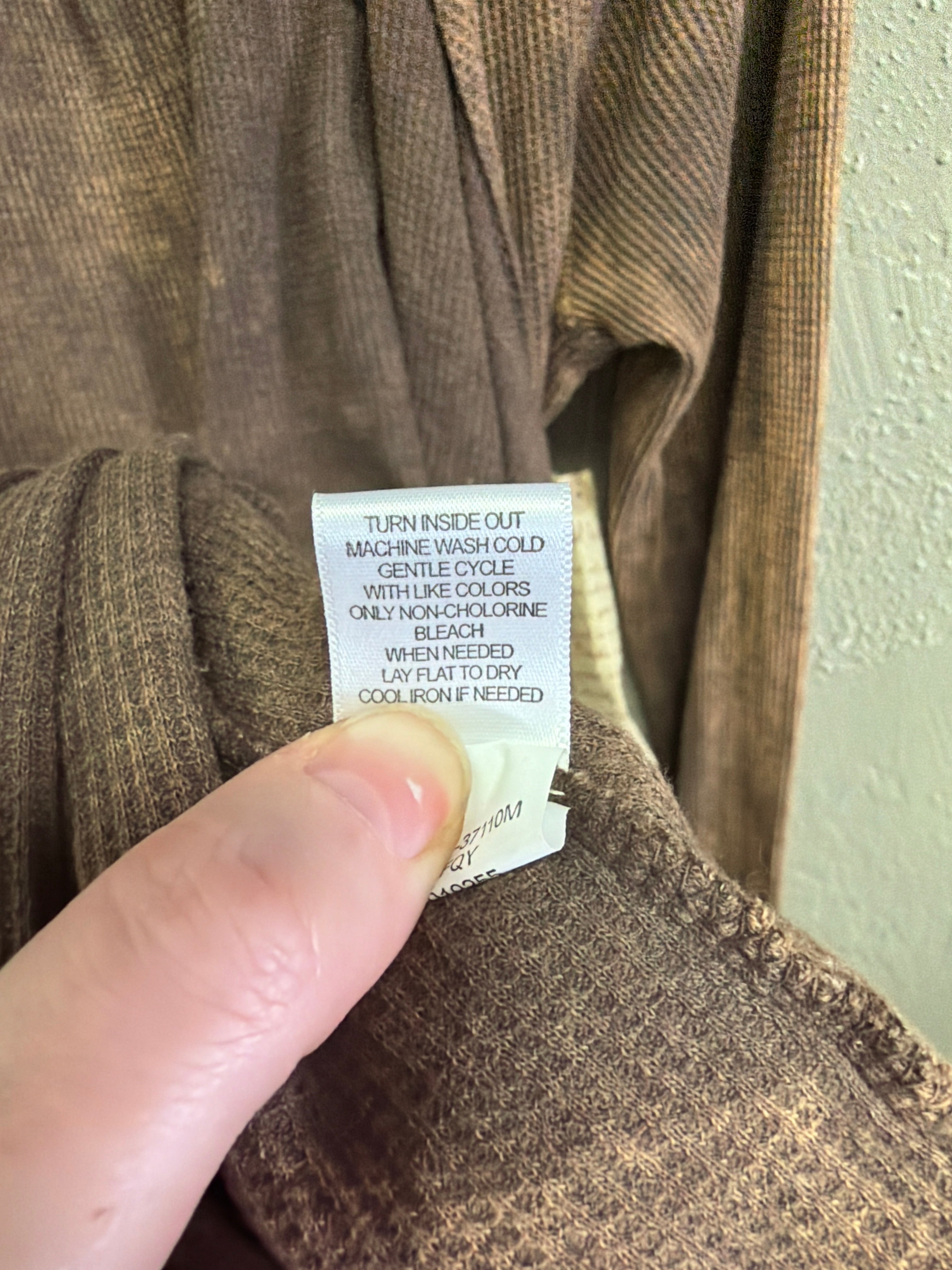 NWT One World Thermal Open Cardi