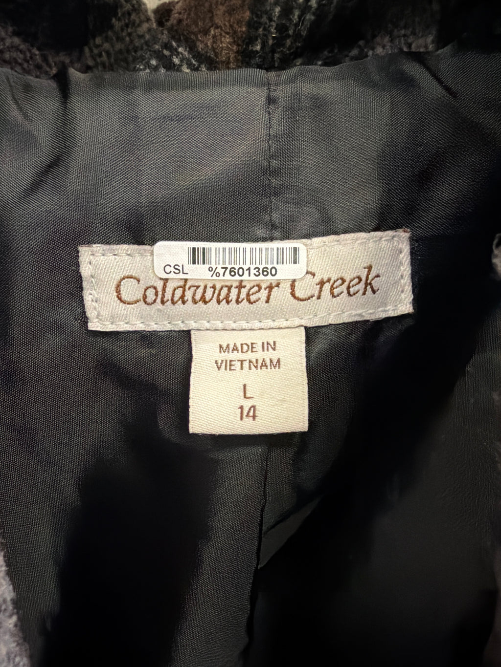 Coldwater Creek Aztec Blanket Coat (org$130)