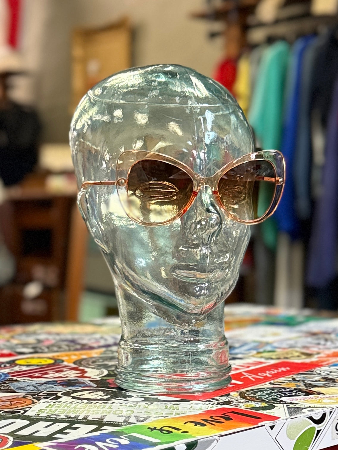 Oversized Cat-Eye Sunglasses