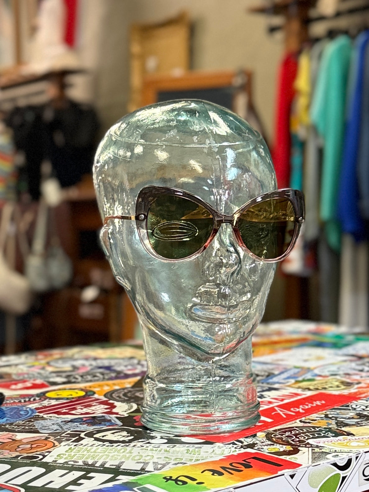 Oversized Cat-Eye Sunglasses