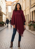 NWT HYFVE Asym Knit Poncho (org$69)