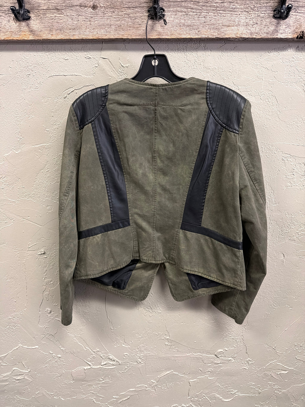 NWT Tribal Contrast Moto Jacket (org$129)