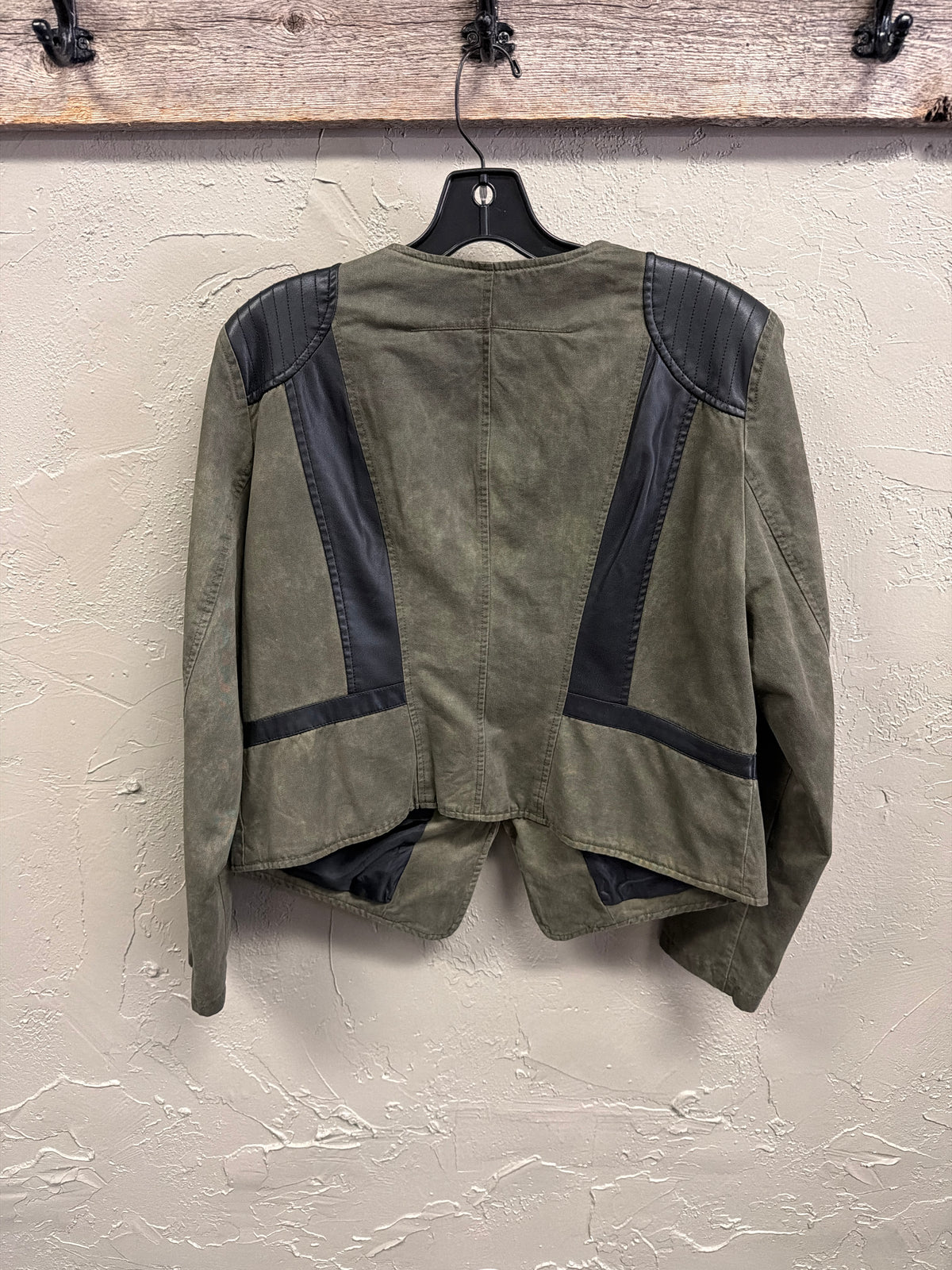NWT Tribal Contrast Moto Jacket (org$129)
