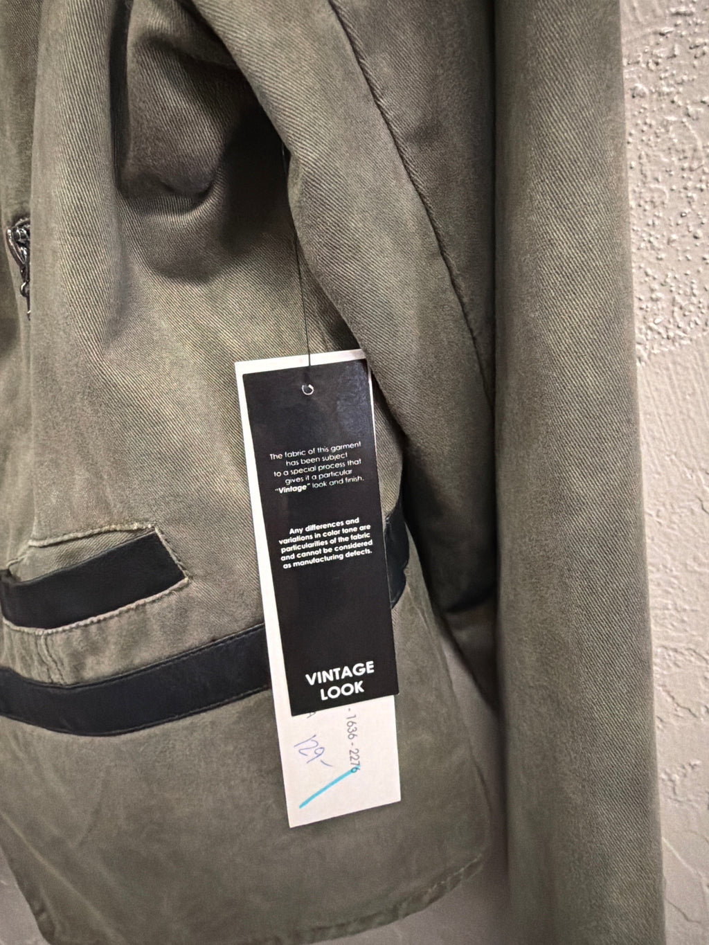 NWT Tribal Contrast Moto Jacket (org$129)