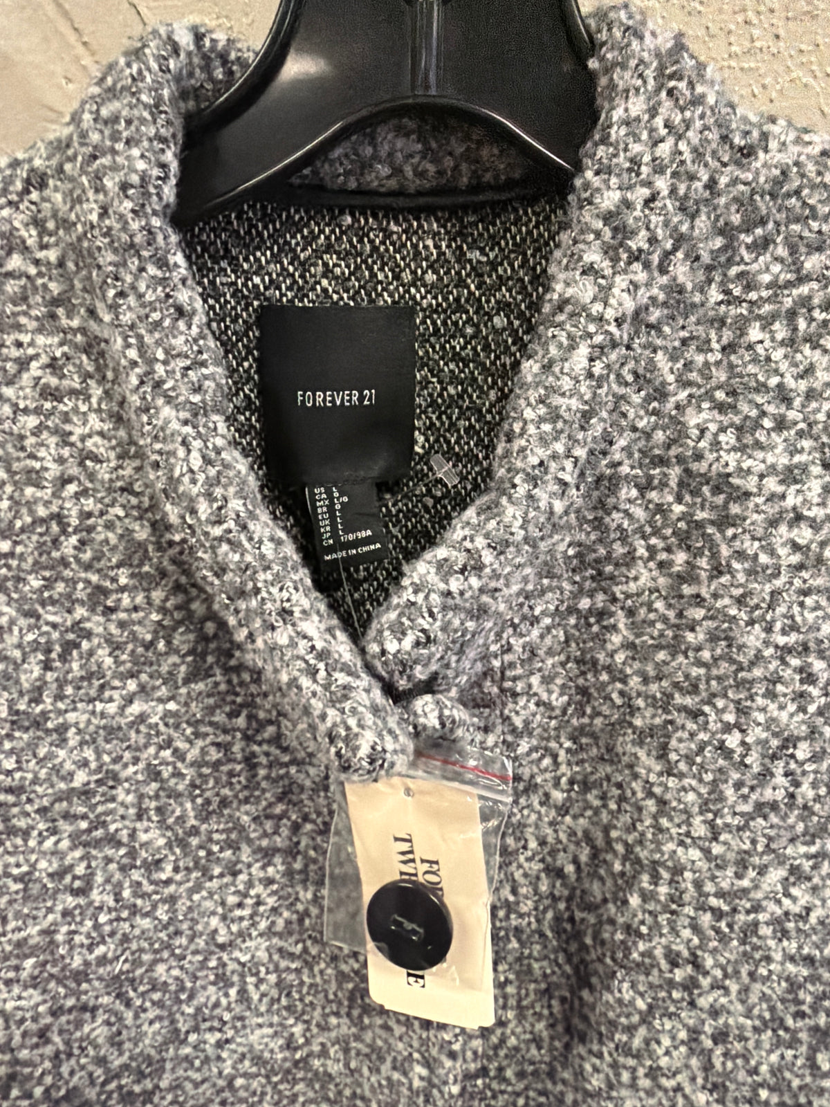 NWT Forever 21 Marled Knit Duster Coat (org$60)