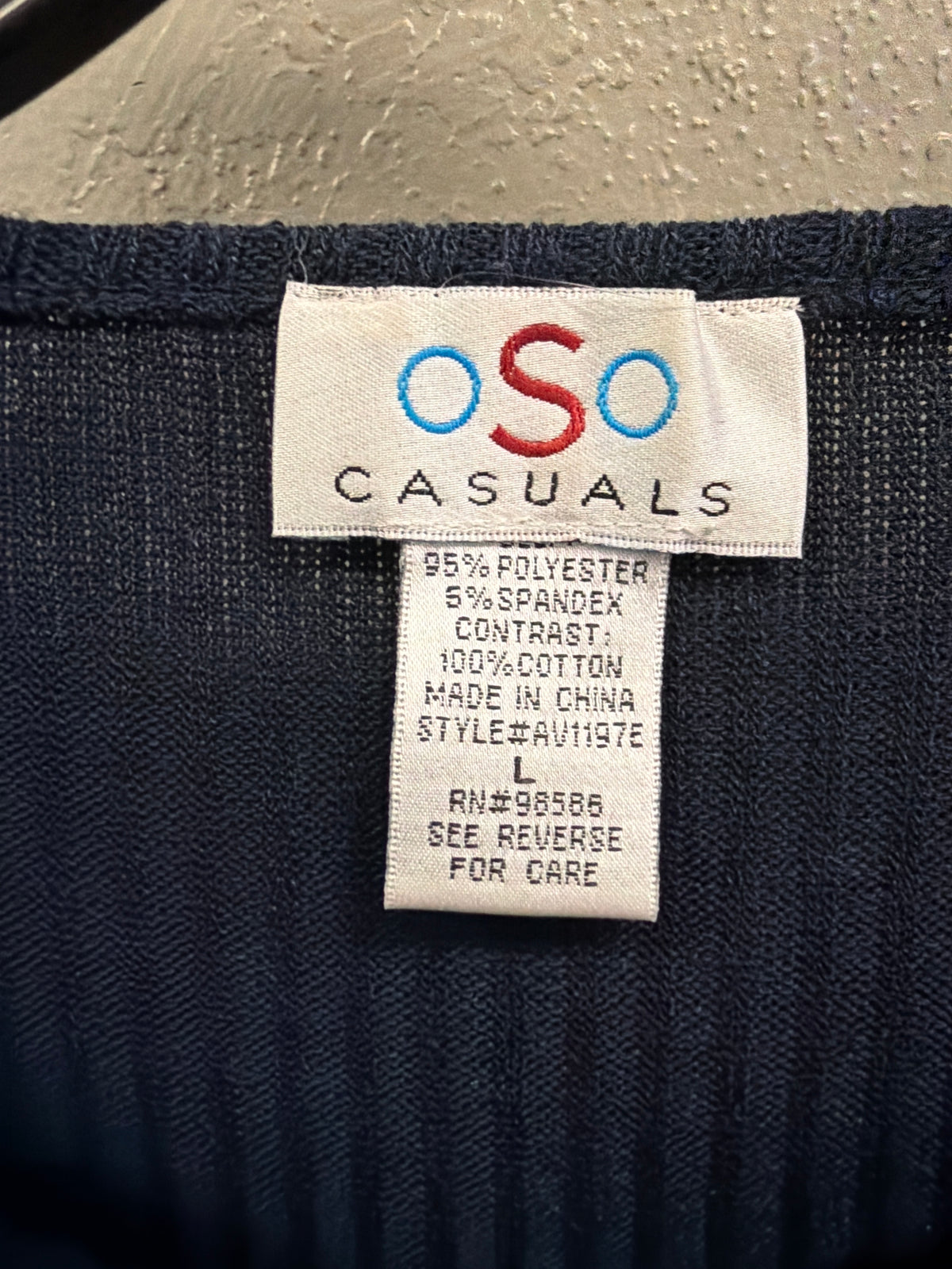 NWOT oSo Ribbed Knit Flounce Hem Top