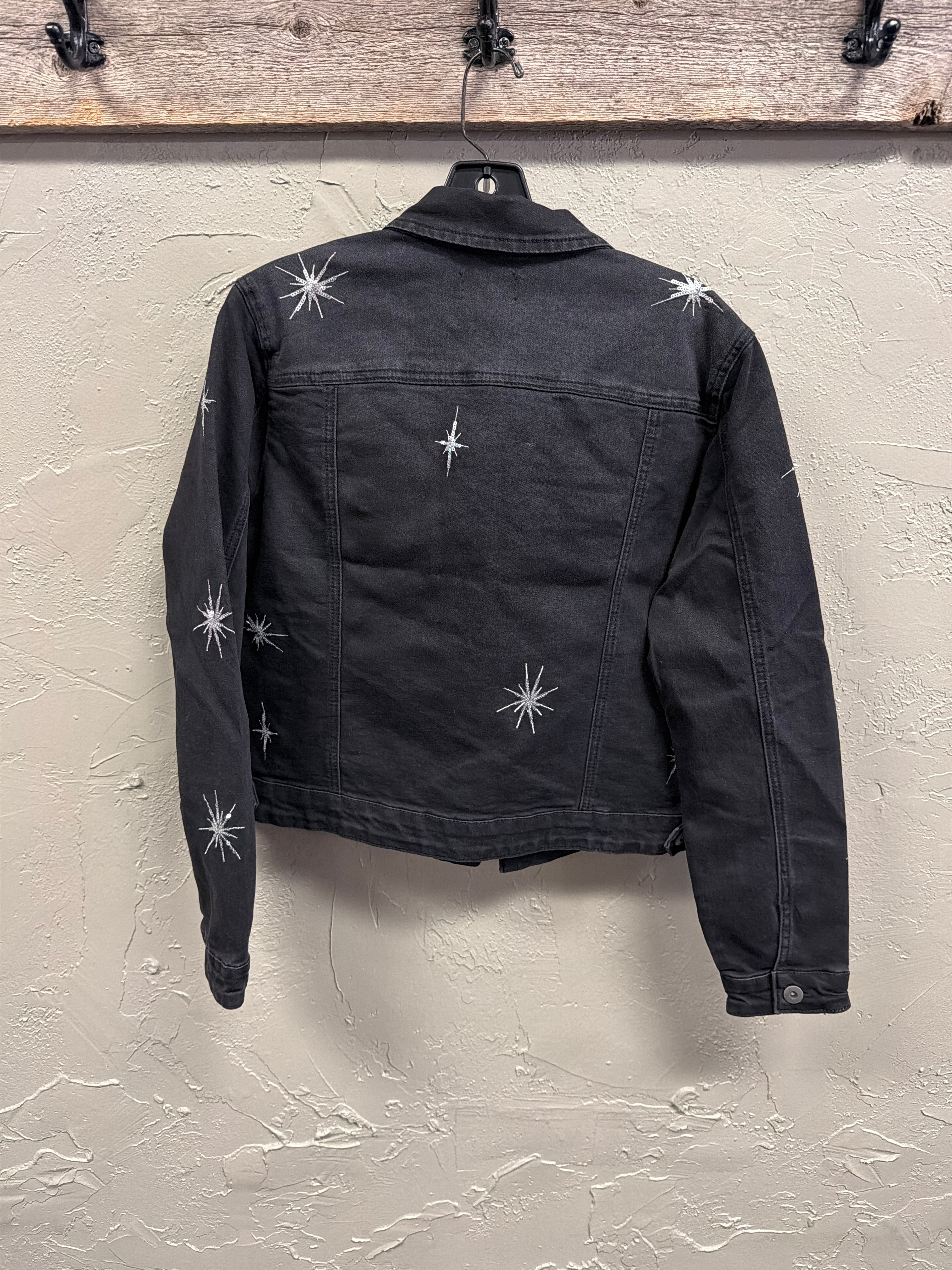 mod/x Star Sequin Denim Jacket (org$85)