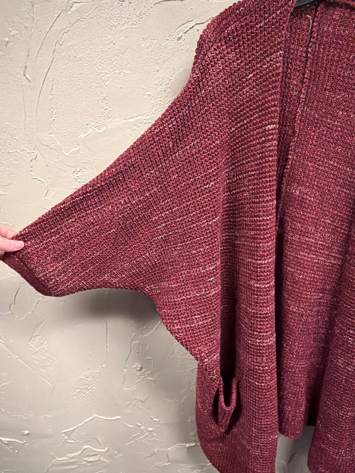 NWOT Open-Front Cocoon Sweater
