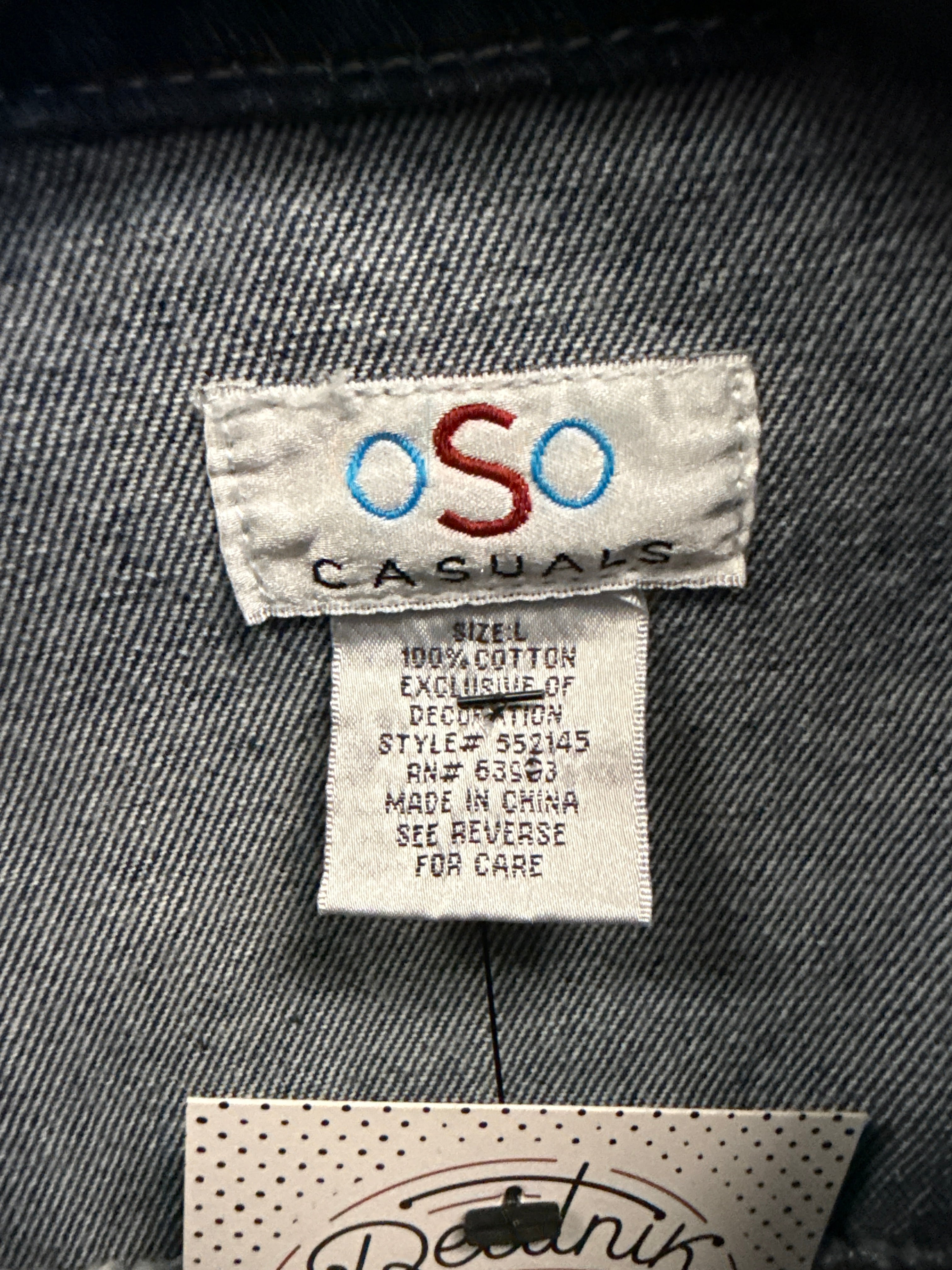NWOT oSo Pearl Studded Denim Jackets (org$72)