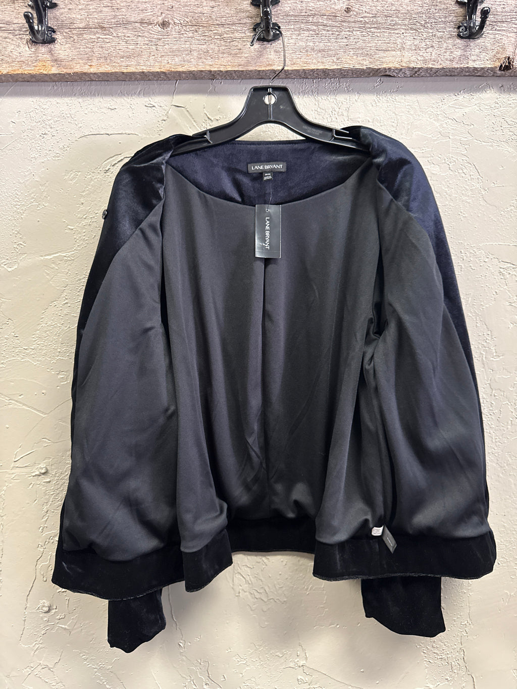 NWT Lane Bryant Velvet Moto (org$90)