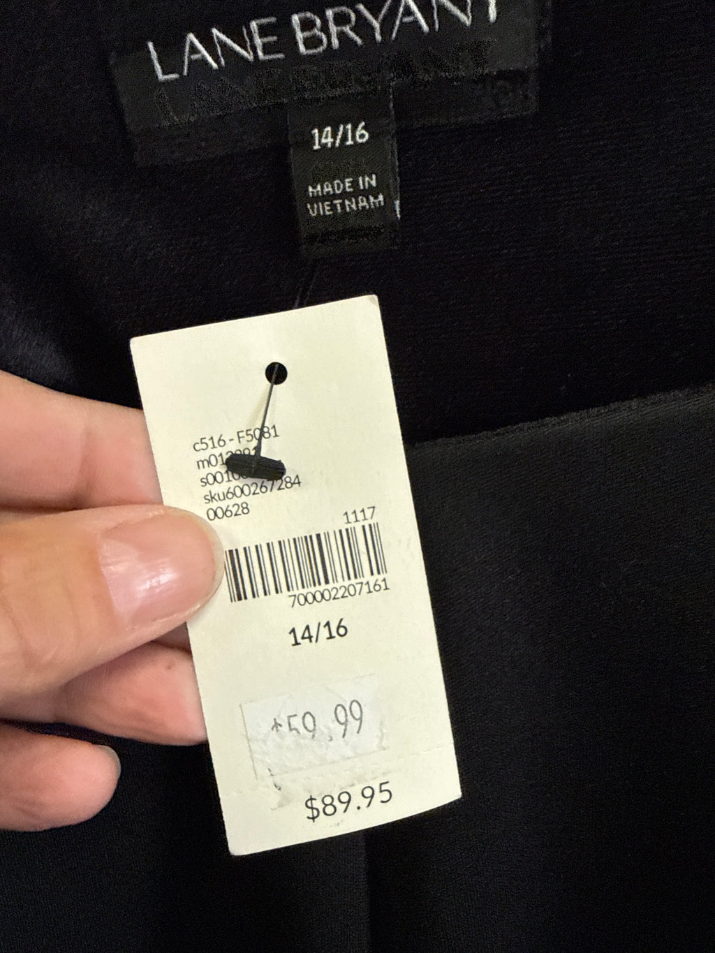 NWT Lane Bryant Velvet Moto (org$90)