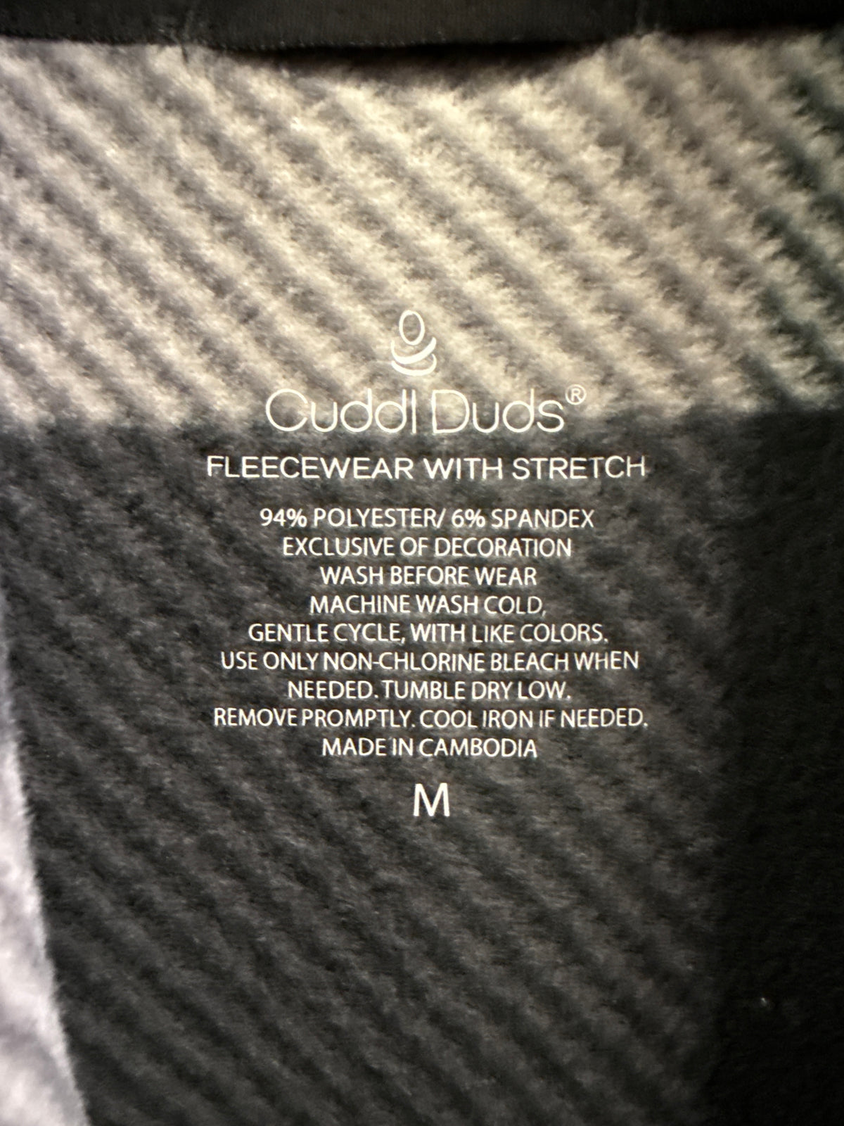 NWOT Cuddl Duds Fleecewear Wrap (org$54)