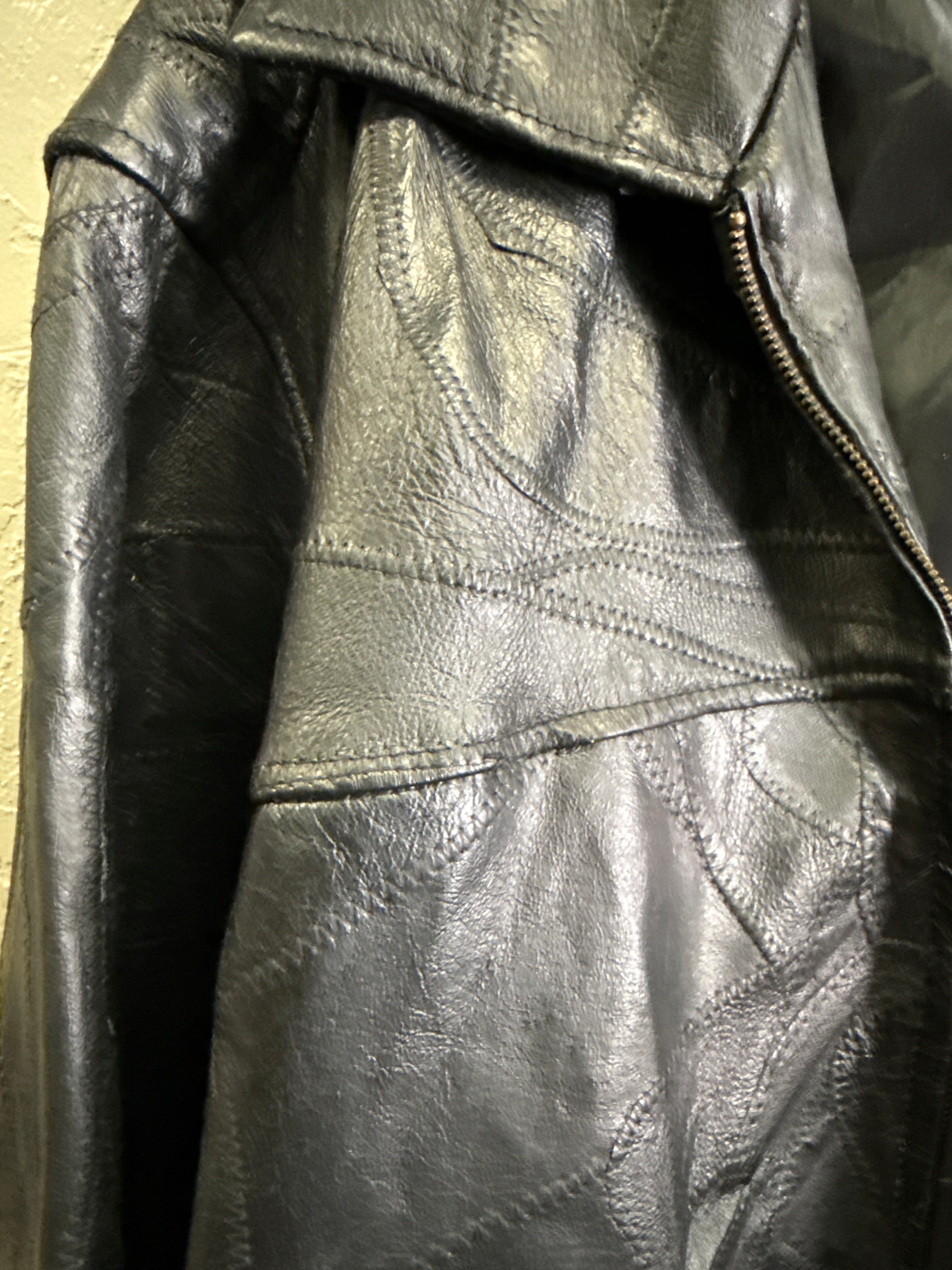 Vtg 90s LaWorld Leather Jacket