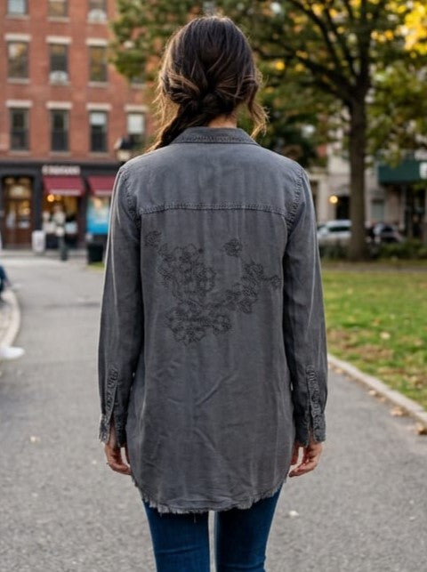 NWOT Indigo Thread Vintage Wash Shirts