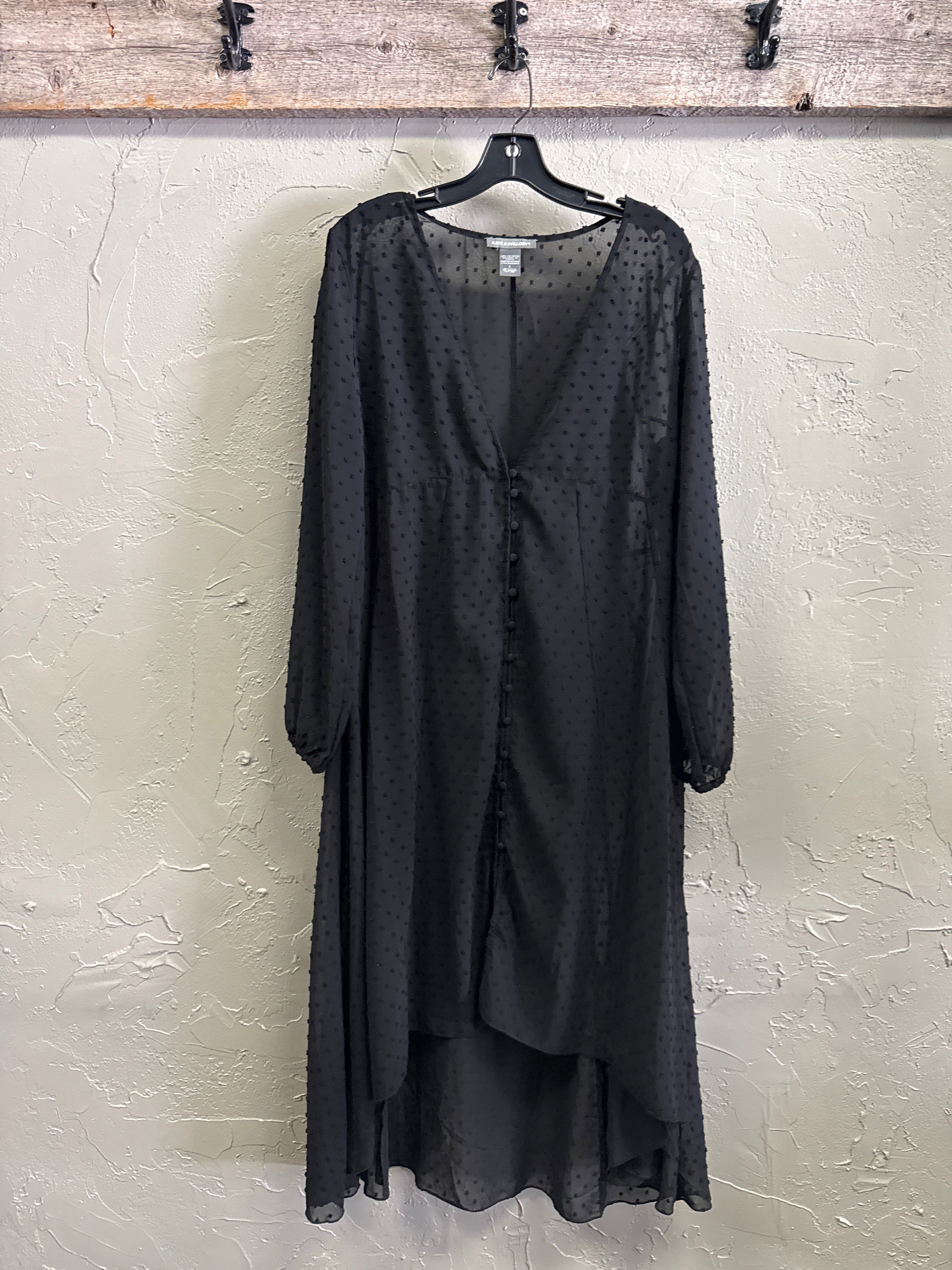 NWOT Kate & Mallory Swiss Dot Sheer Dress