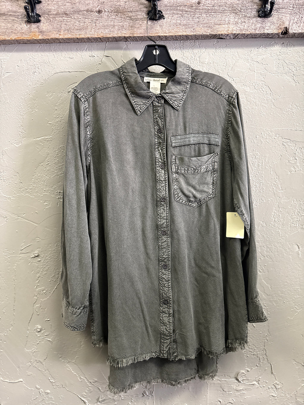 NWOT Indigo Thread Vintage Wash Shirts