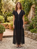 NWOT Kate & Mallory Sheer Maxi Dress