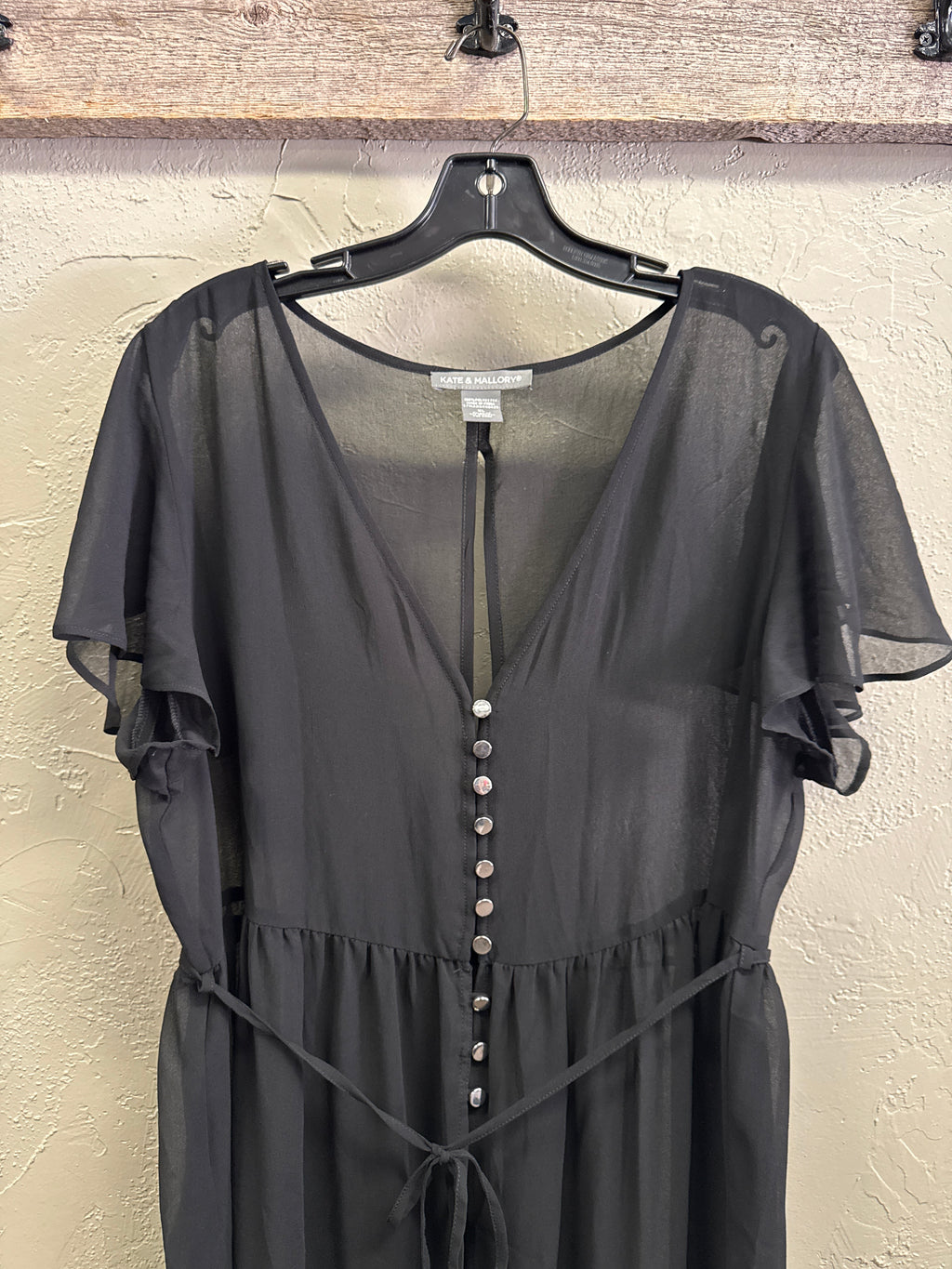 NWOT Kate & Mallory Sheer Maxi Dress
