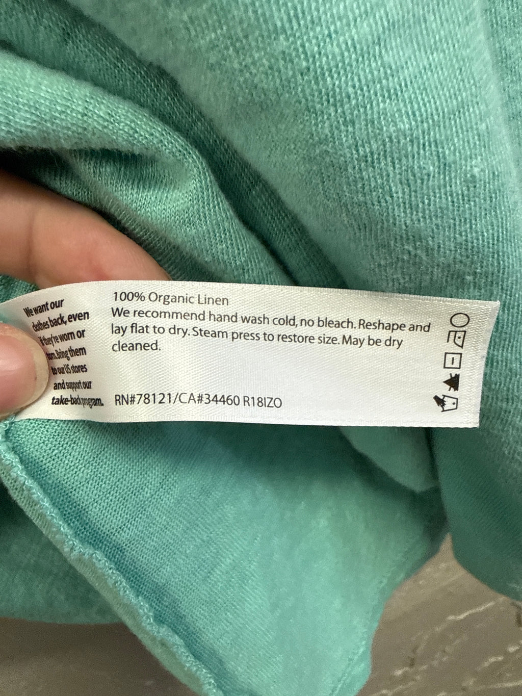 Eileen Fisher Organic Linen Top (org$138)