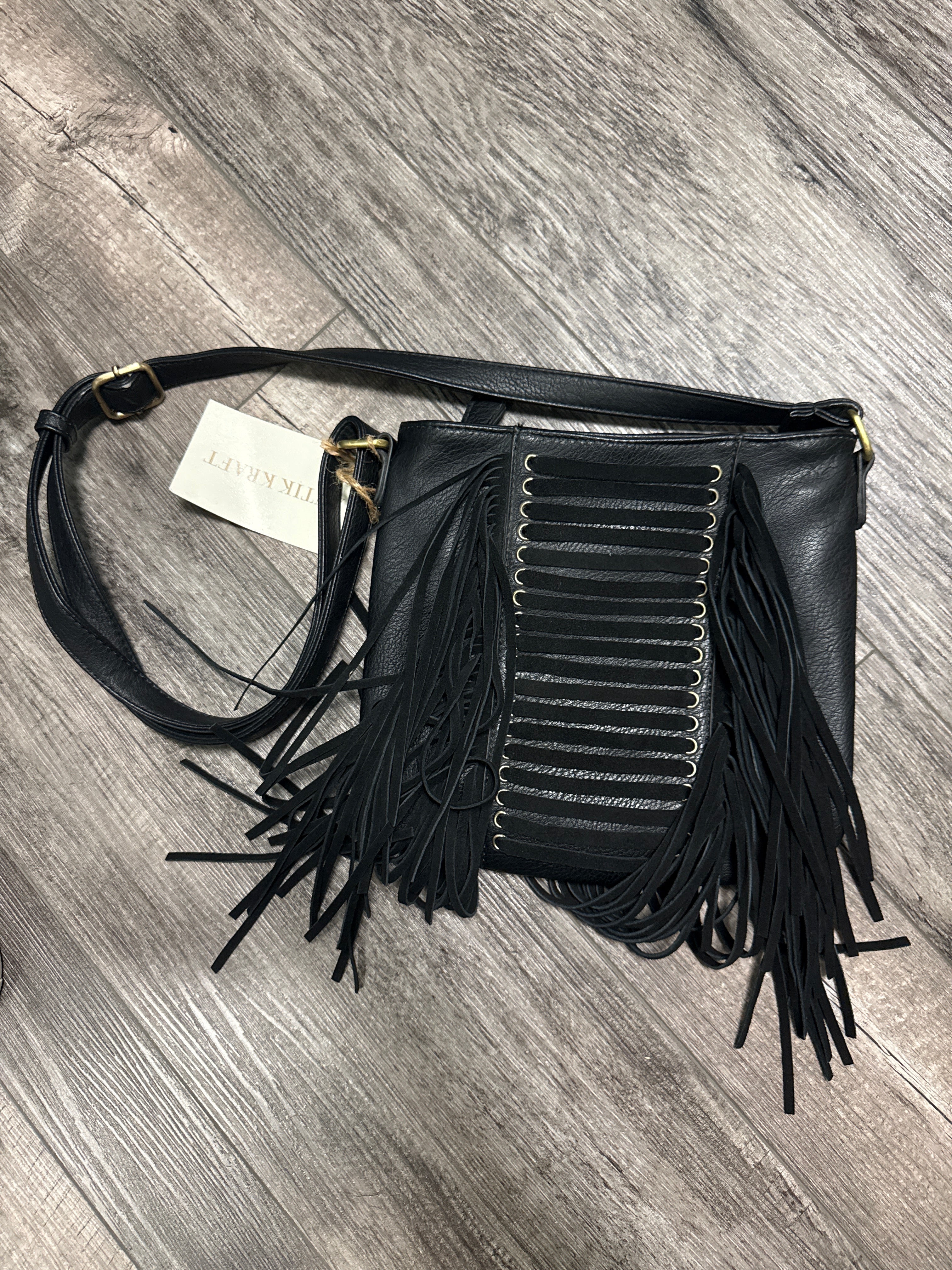NWT Antik Kraft Fringe Crossbody (org$68)