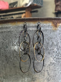 Ember Linked Drop Earrings