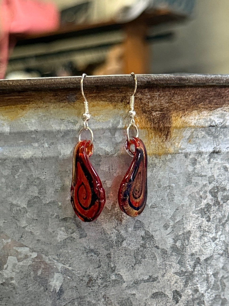 Handcrafted Glass Earrings