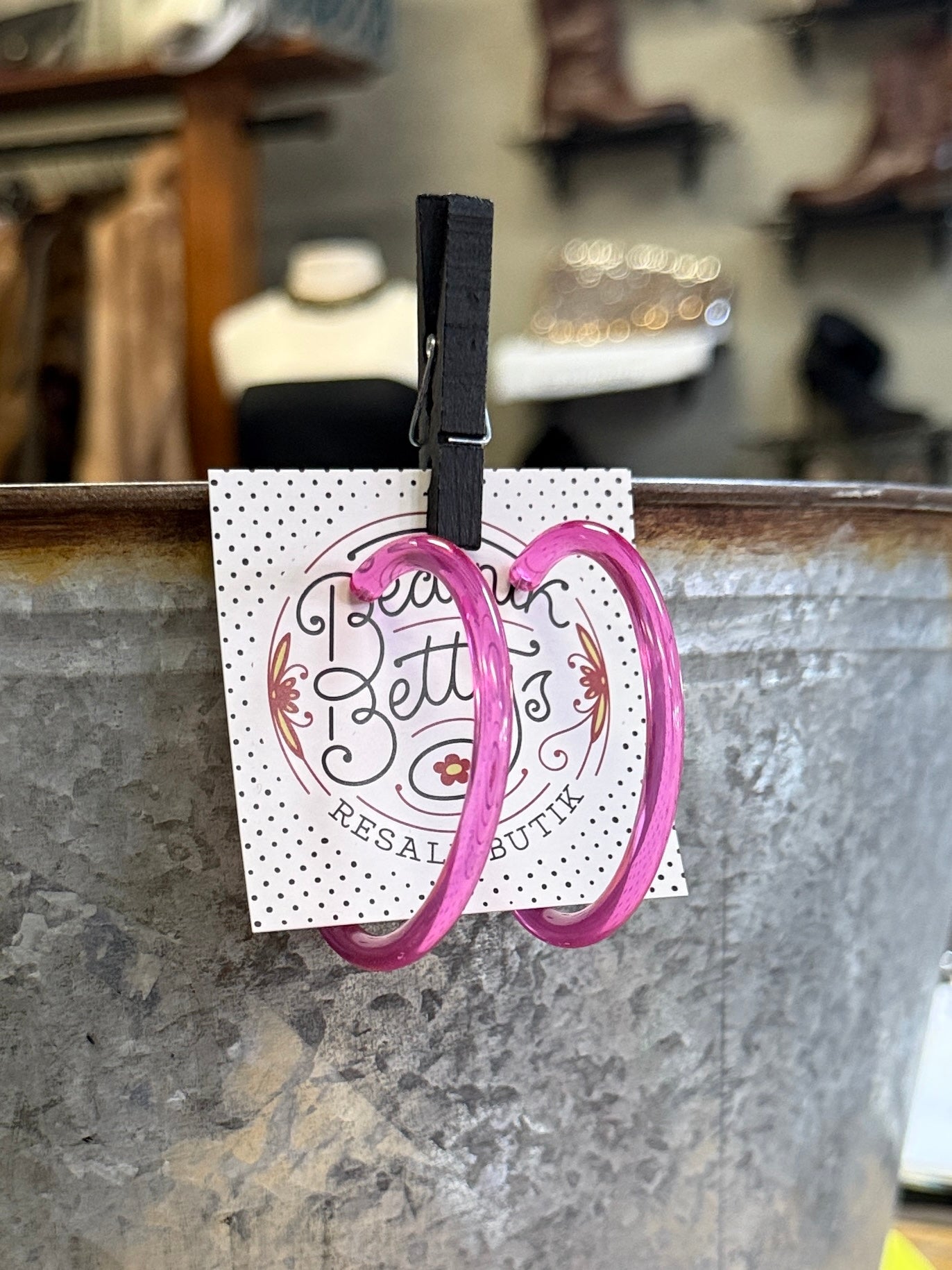 Pink Hoops