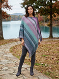 NWT Chevron Knit Poncho