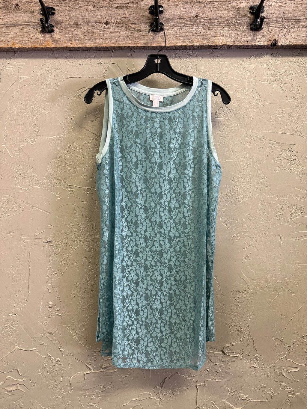 LOGO Lace Tunic Tanks (org$50)