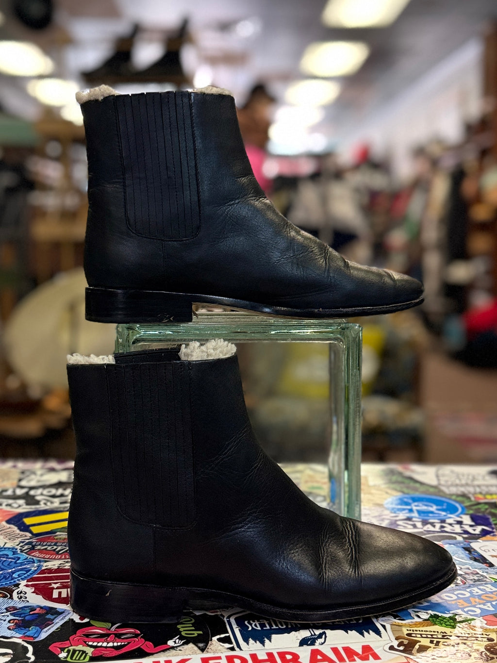 J Crew Sherpa Lined Chelsea Boot (org$228)