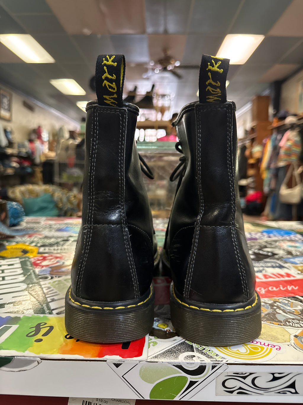 Marke Leather Combat Boots (org$75)