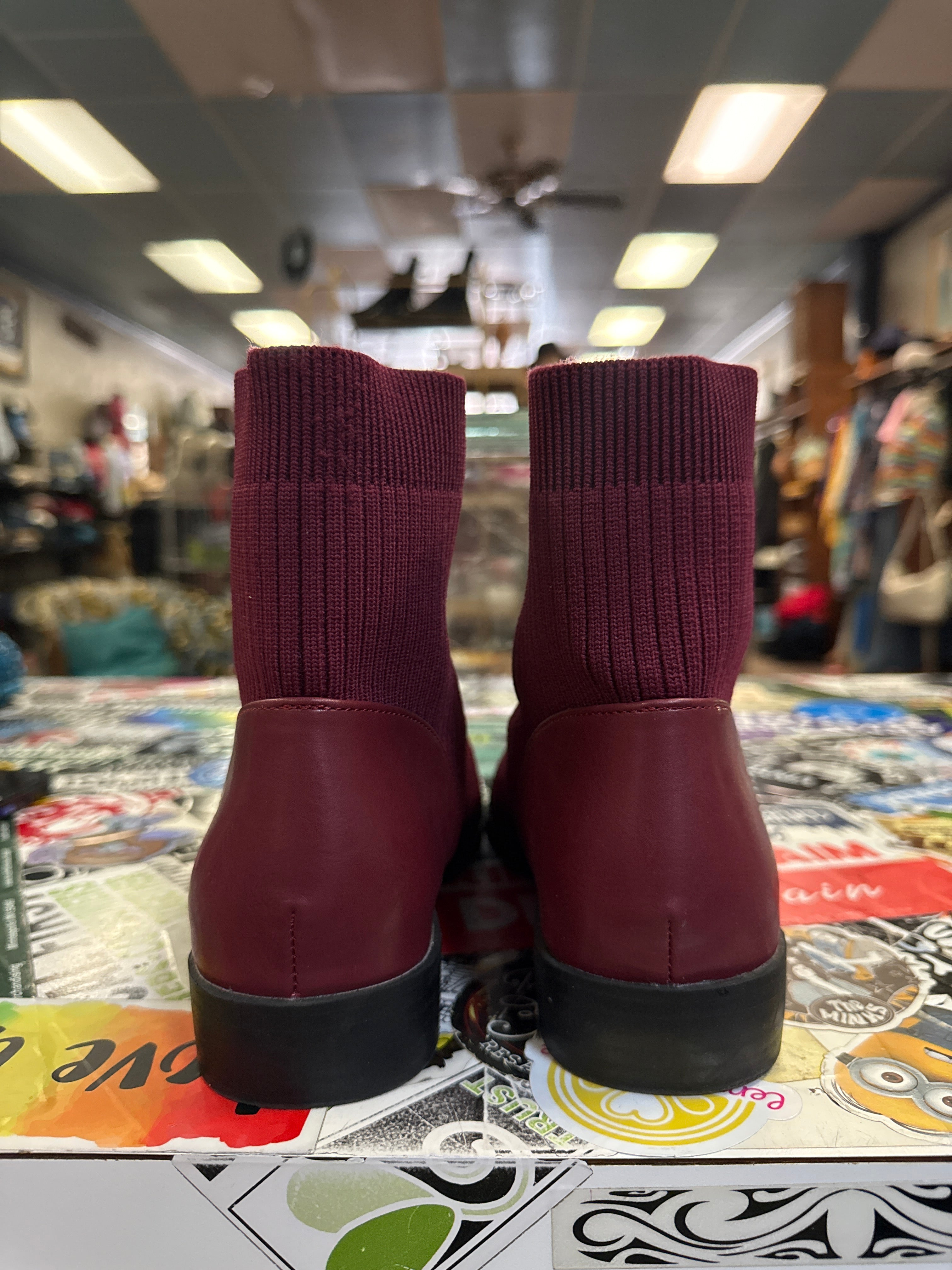 Jounee Front Zip Knit Bootie (org$100)