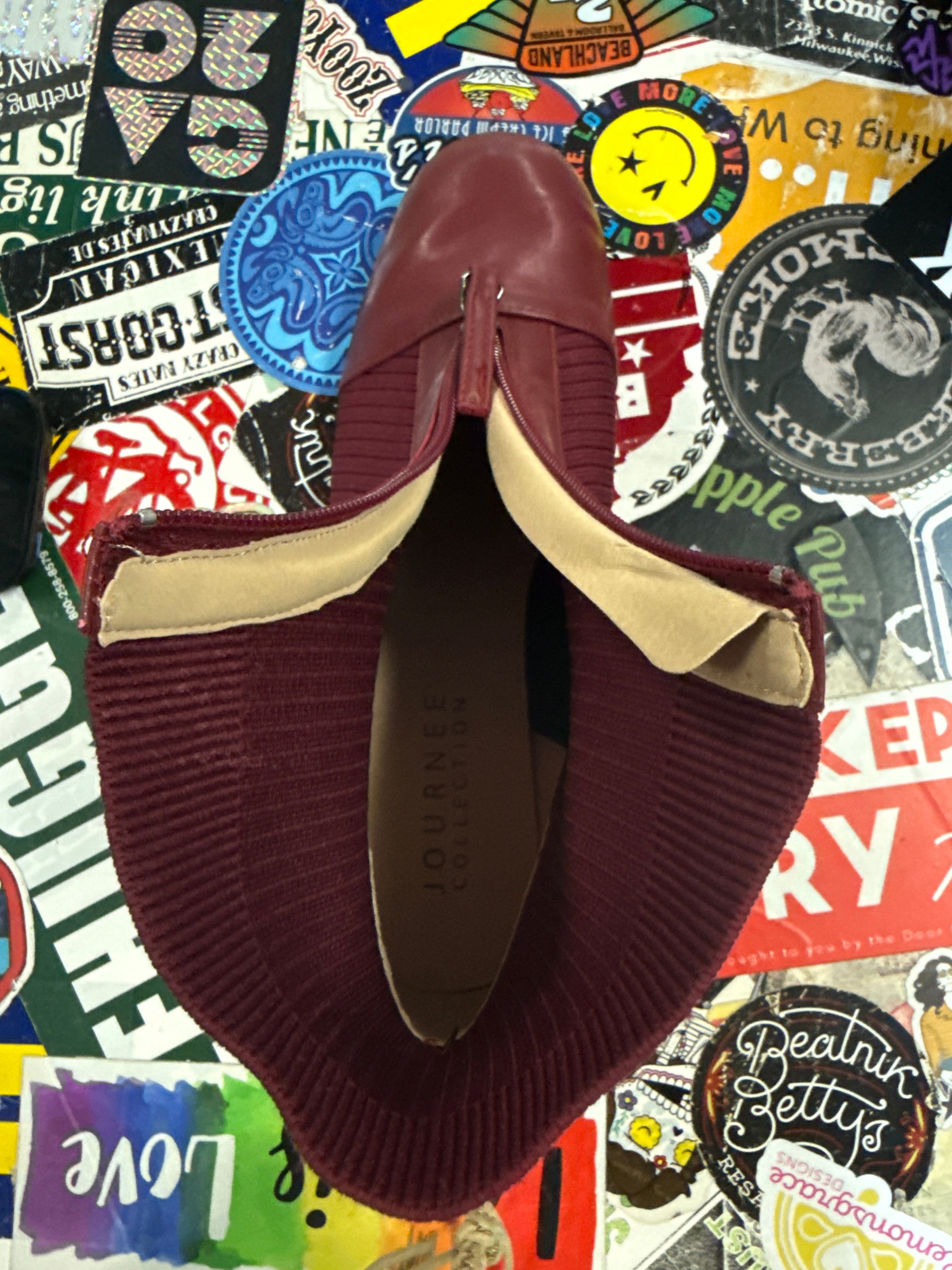 Jounee Front Zip Knit Bootie (org$100)