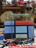 THe MET Mondrian Composition Clutch