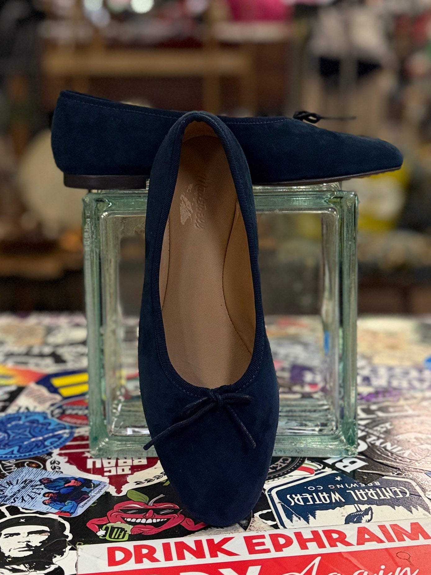 Madewell Suede Ballet Flat (org$118)