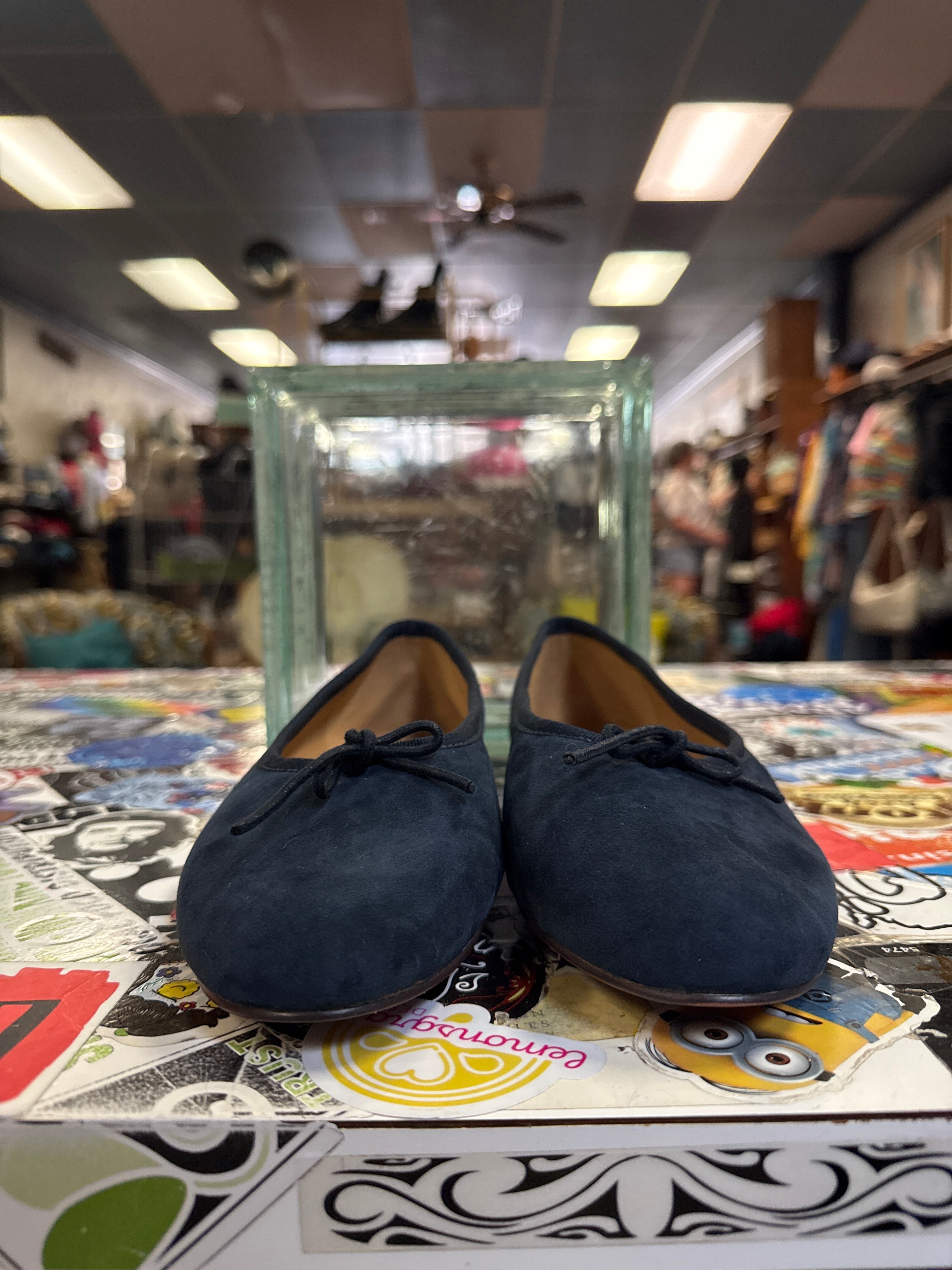 Madewell Suede Ballet Flat (org$118)
