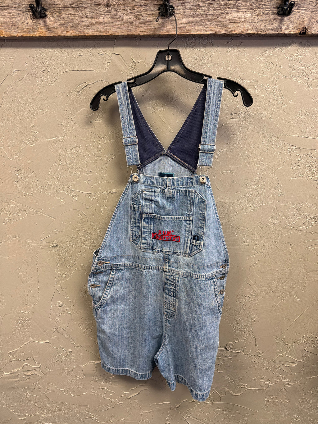 Vtg BUM Equipment Denim Shortalls
