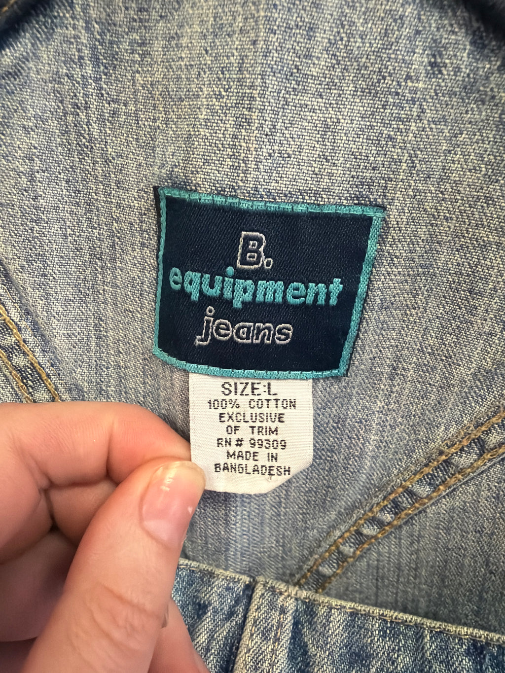 Vtg BUM Equipment Denim Shortalls