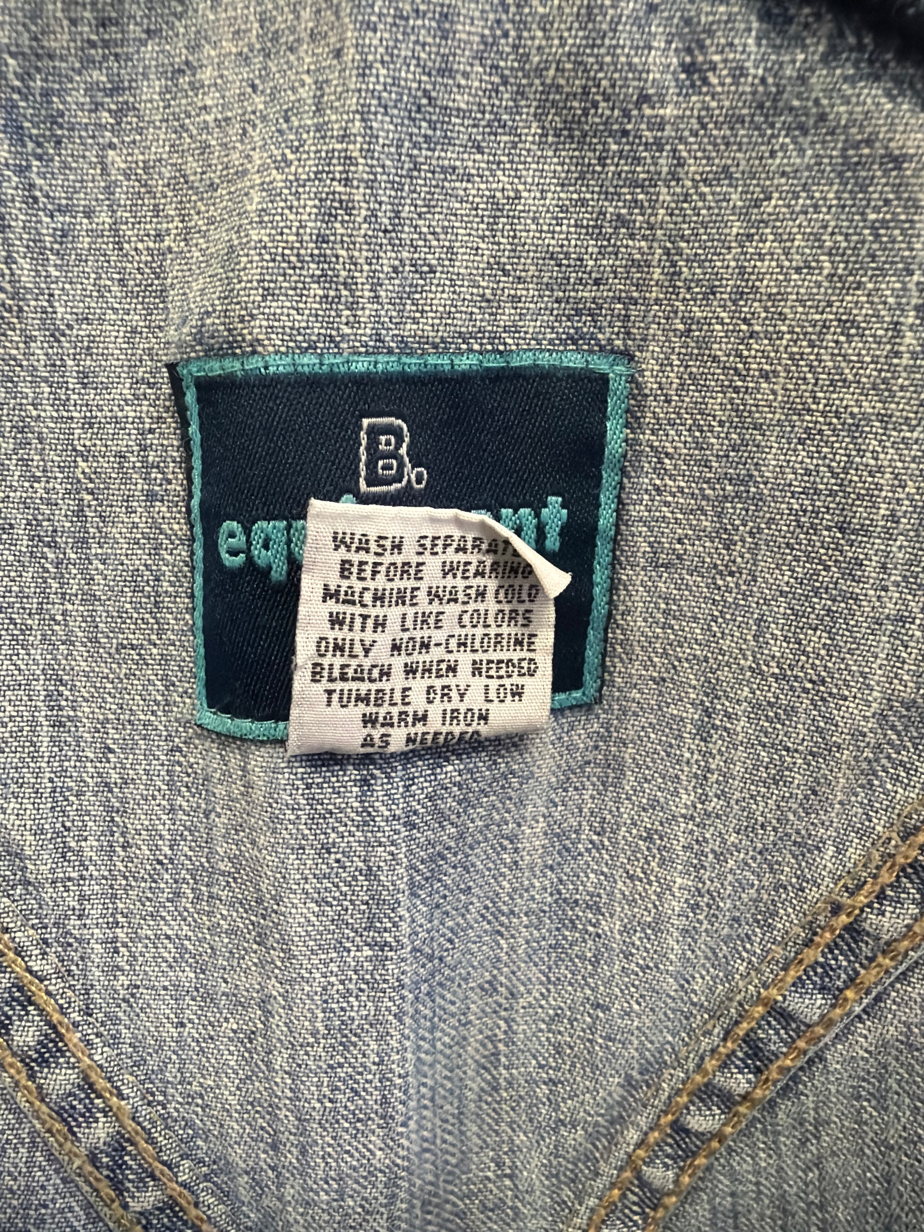 Vtg BUM Equipment Denim Shortalls