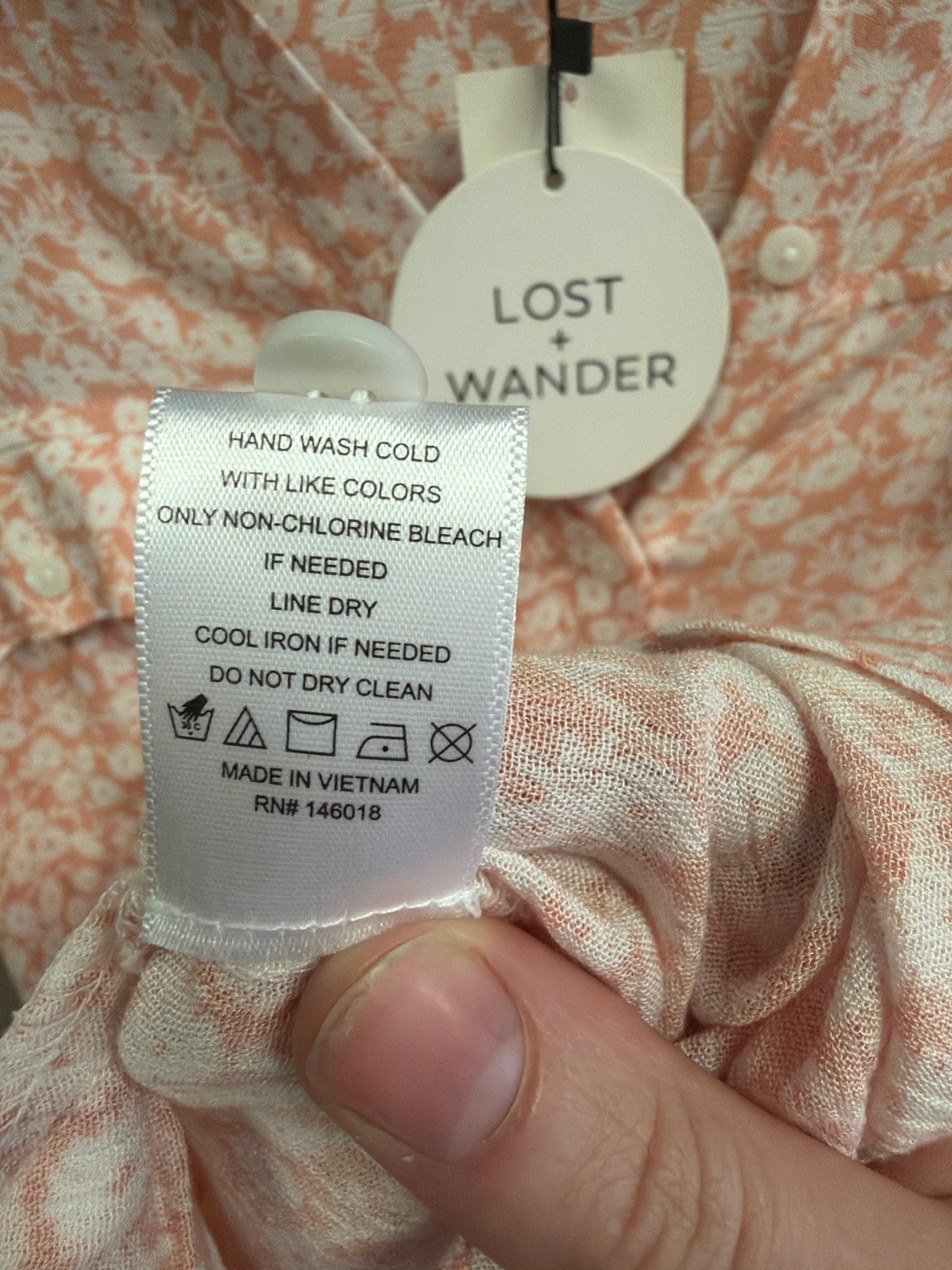 NWT Lost+Wander Shirt Dress (org$118)