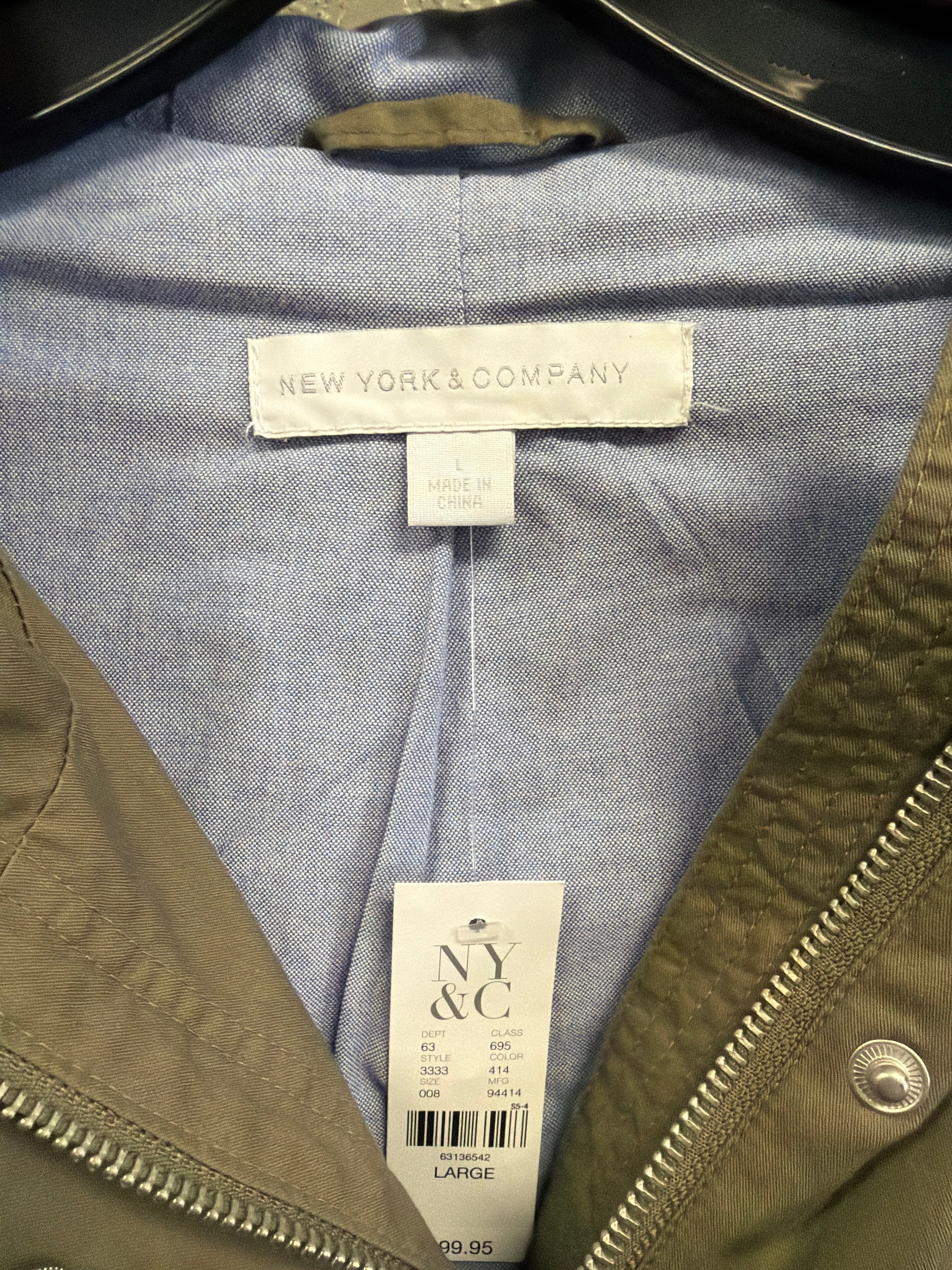 NWT NY&Co Hooded Utility Parka (org$100)