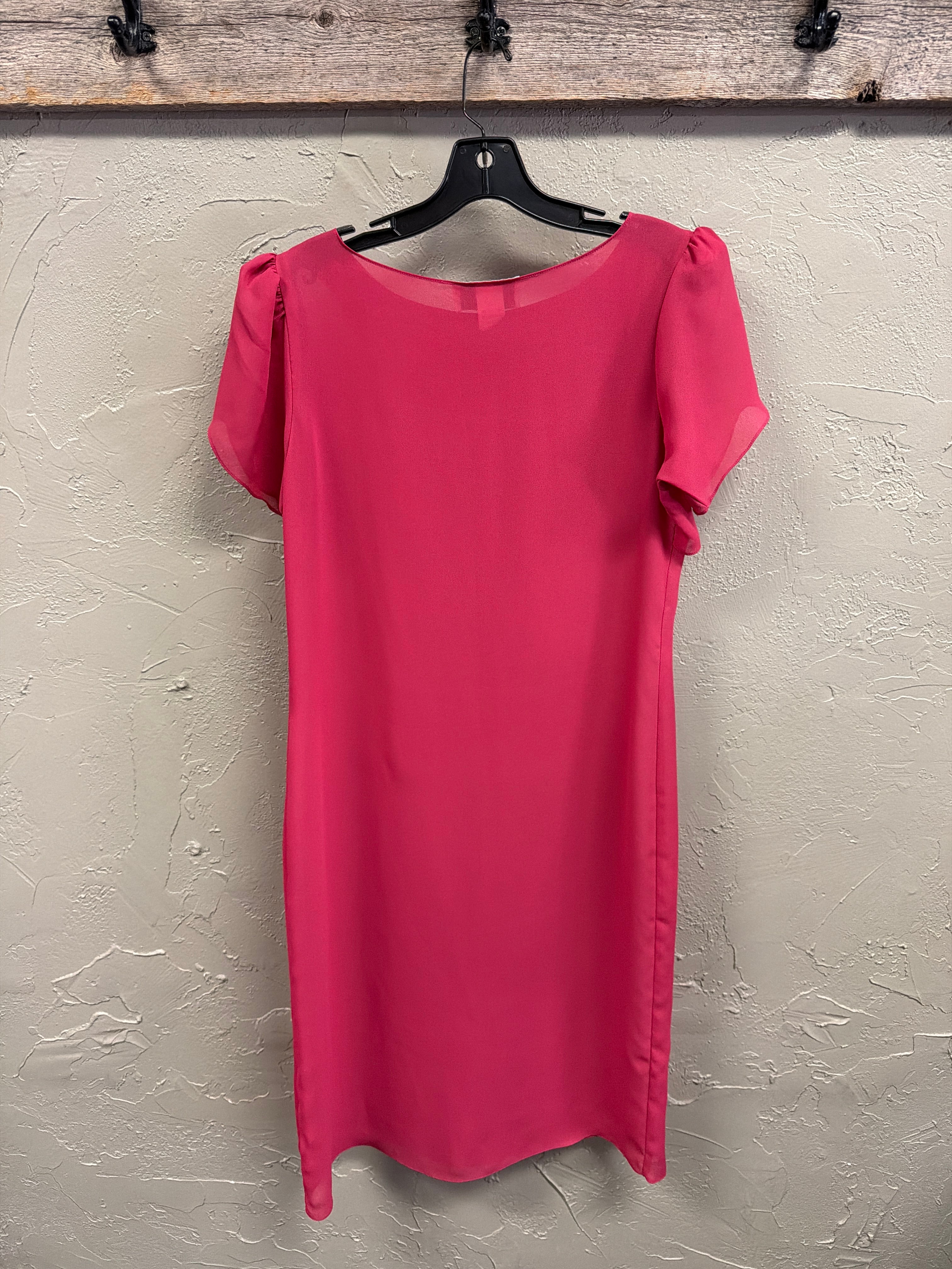 Vtg Marie Claire Sheer Shift Dress