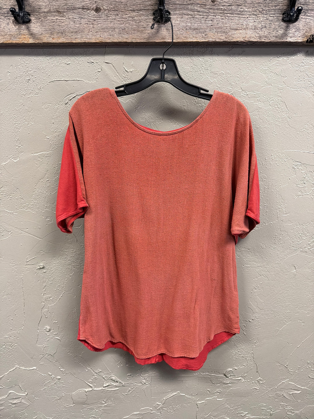 Tina+Jo Raw Silk Boxy Tee (org$124)