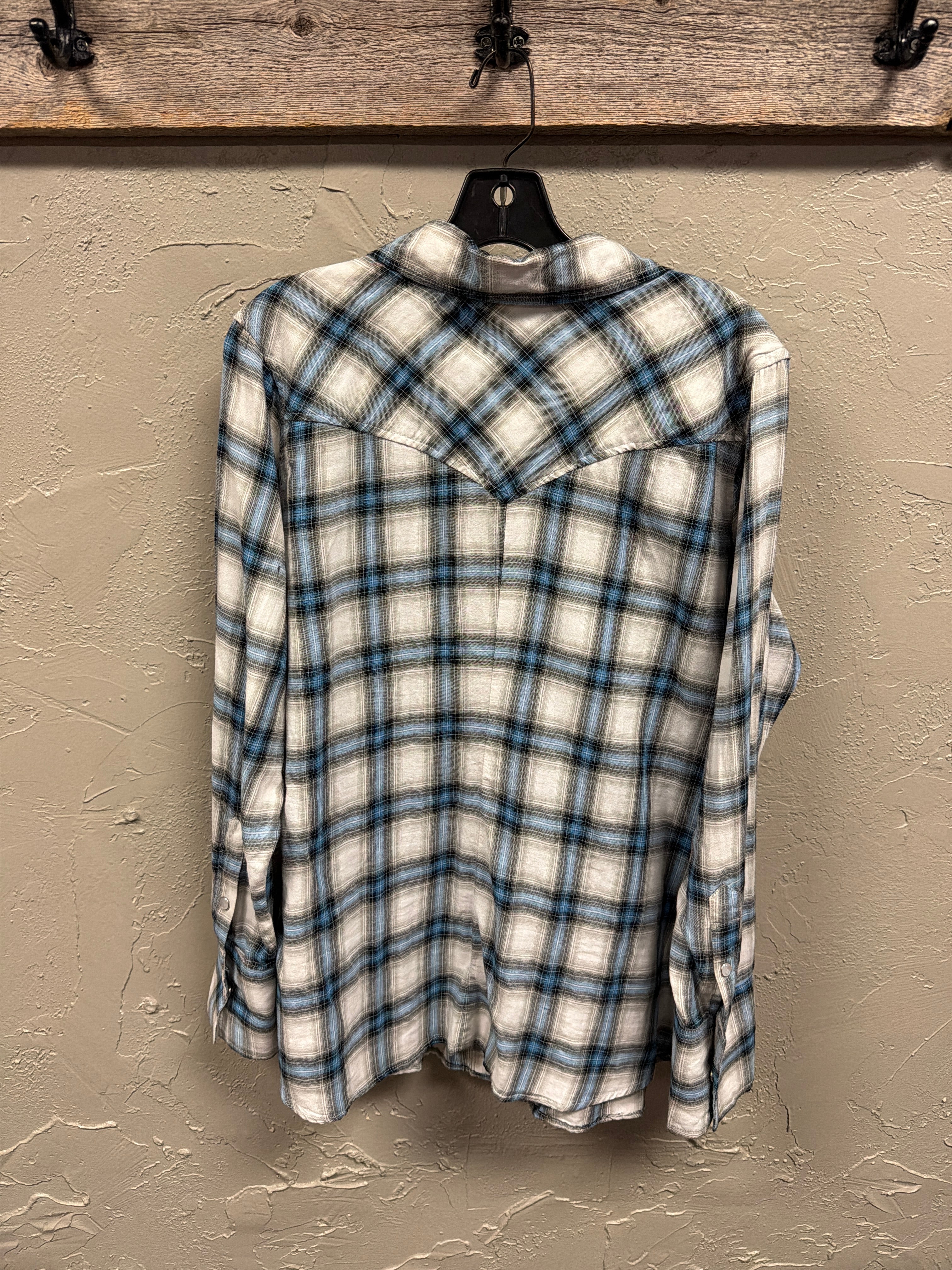 NWOT Seven7 Ruffle Western Shirt