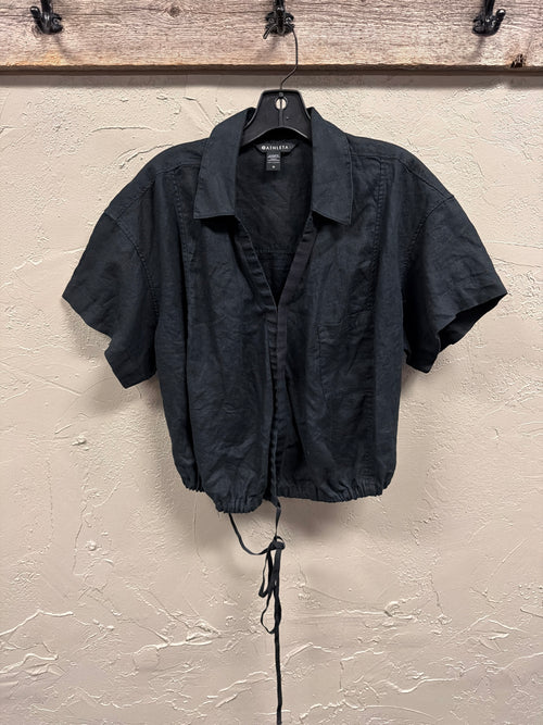Athleta Linen Tie Top (org$79)