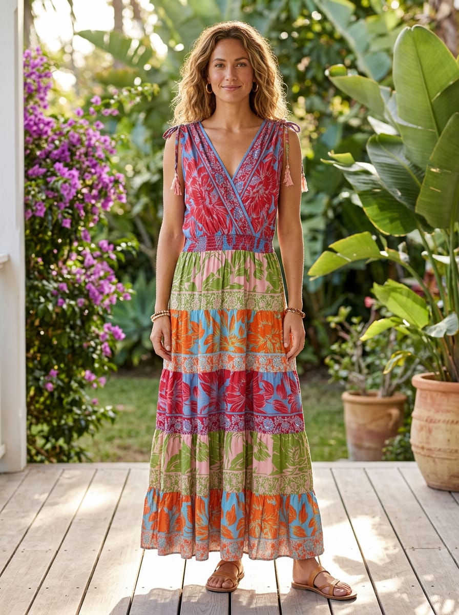 Sam & Jess Tiered Floral Dress (org$89)