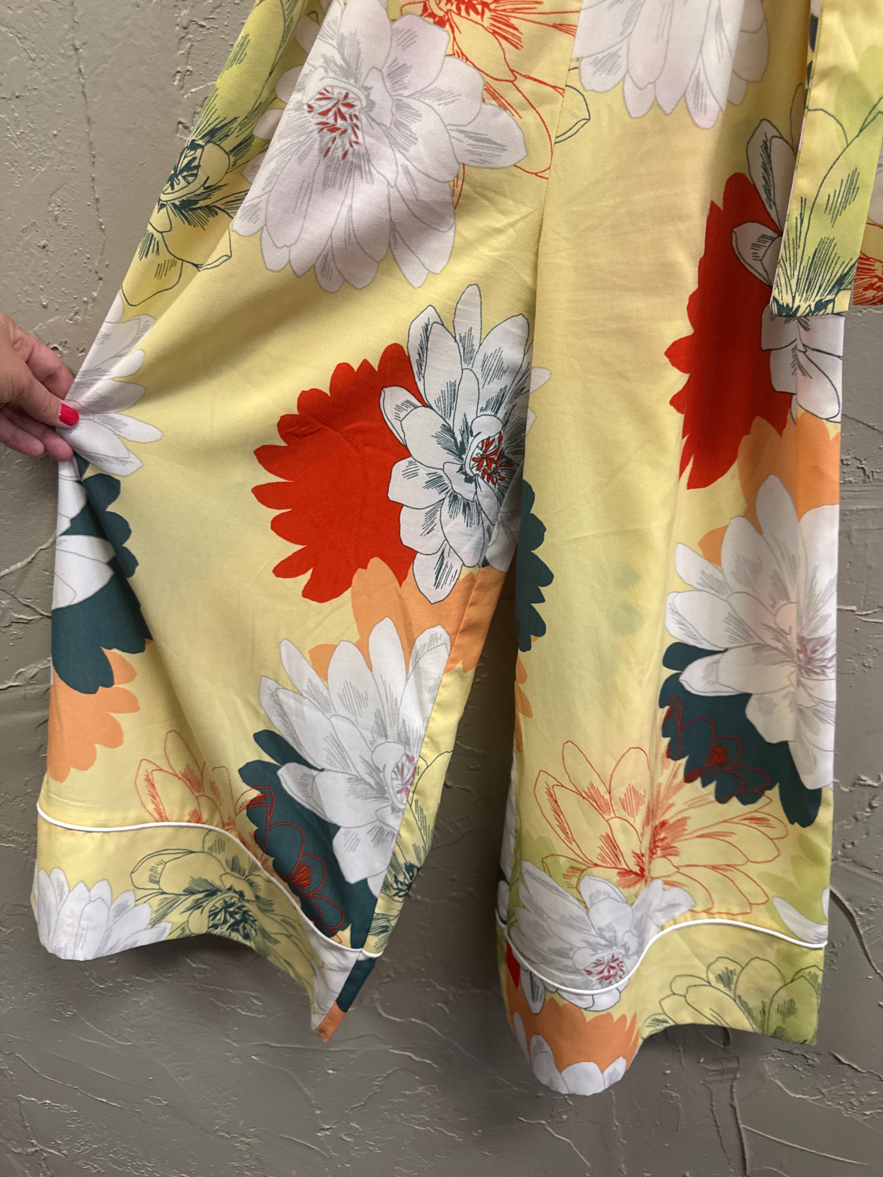 Leith Floral Wide-Leg jumpsuit (org$79)